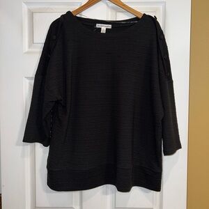 New York Laundry Black Women's Shirt. NWT. Size 2X